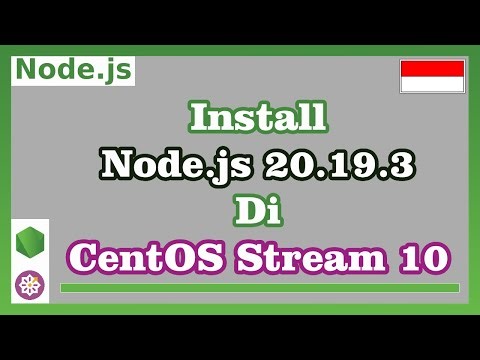 Install Node.JS 20.19.3 di CentOS Stream 10