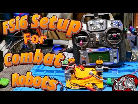 How to set up your FSi6 Radio for combat robotics and more!