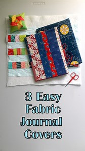 Fabric Journal covers - Aunt Ems Quilts