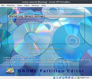 Gparted Live Cd