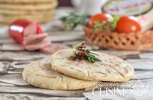 pain pita à la poele de la cuisine libanaise