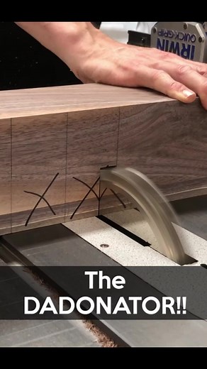 177K views · 3.3K reactions | Big halflap with the Infinity Tools Dadonator dado stack. #dadostack #joinery #woodjoinery #oddlysatisfying #powertools #tablesaw #kjsawdust #furniture #diningtable #walnutfurniture #shopsounds #woodworking #woodworker | KeithJohnson_CustomWoodworking | Facebook