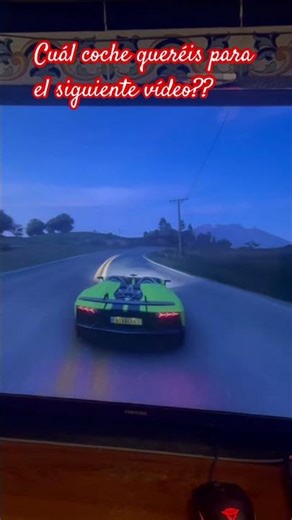 Lamborguini verde clarito