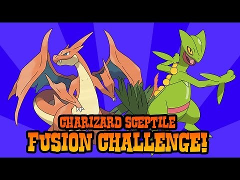 How to Draw Charizard + Sceptile Fusion | ART CHALLENGE