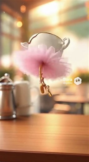 Tiny Dancing Cup Does the CRAZIEST Twirls! 💃😂🩰