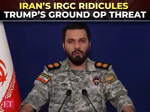 'US soldiers will become good food for sharks...': Iran’s IRGC ridicules Trump’s ground op warning