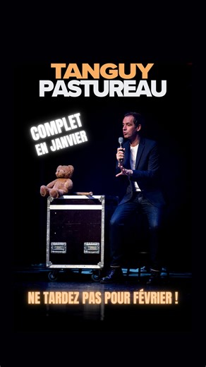 Houla la Production on Instagram: "L’année commence sur les chapeaux de roues pour Tanguy Pastureau avec un mois de janvier déjà complet 🙃"