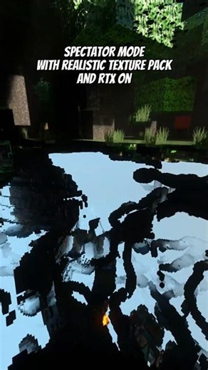 Spectator mode with REALISTIC HD texture pack and RTX ON