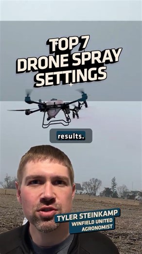 Top 7 DRONE SPRAY Settings!