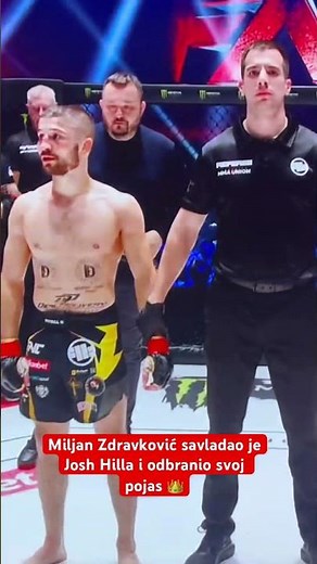 Miljan Zdravković aaand still 📸🏦 na FNC 26 borbi za titulu Miljan je pobedio 🔥
