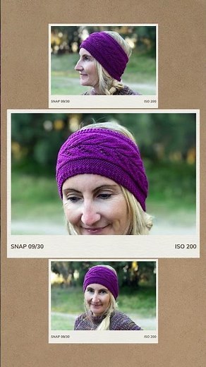 Woodland Whispers Headband Free Knitting Pattern