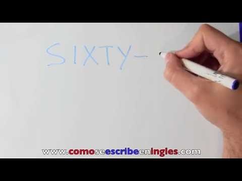 Cómo se escribe 63 en inglés - Número sesenta y tres en inglés