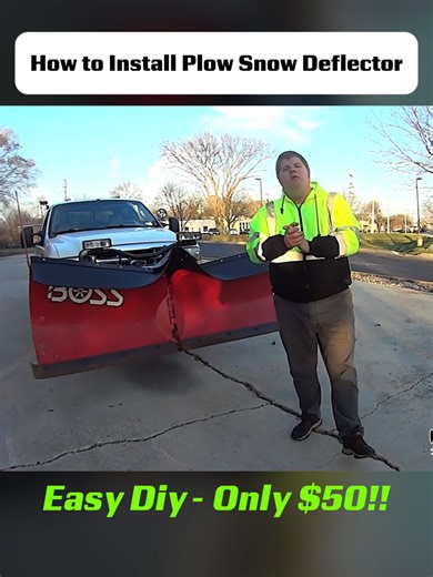 How to Install Plow Snow Deflector -Easy Diy - Only $50!! #snow #plowing #snowplow #snowblade #SnowPlowTips #SnowPlowDIY #cheapeats #DIYSnowPlow #snowplowing #snowclearing #trick #fyp #viral #tips #diyproject #foryoupage❤️❤️