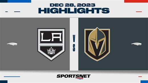 NHL Highlights: Golden Knights 3, Kings 2