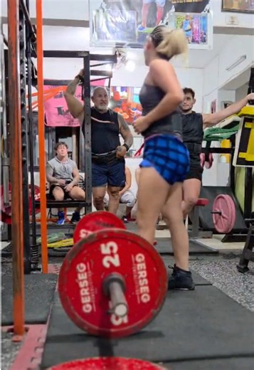 Intento fallido en powerlifting
