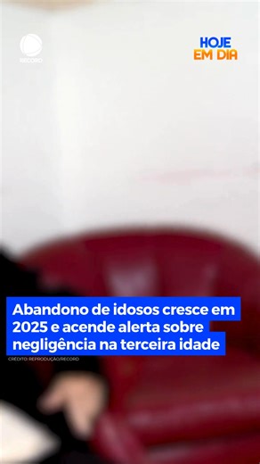 O número de abandono de idosos aumentou 10,6% em 2025 comparado ao ano anterior. Foram quase 70 mil denúncias de negligência contra a terceira idade. Os estados com mais registros são Minas Gerais, São Paulo, Rio de Janeiro, Rio Grande do Sul e Paraná. Um dos casos chamou atenção na Zona Leste de São Paulo: uma idosa foi resgatada após vizinhos denunciarem as condições precárias em que vivia, em uma casa insalubre e com mofo. Eles perceberam a situação e alertaram as autoridades. A senhora chego