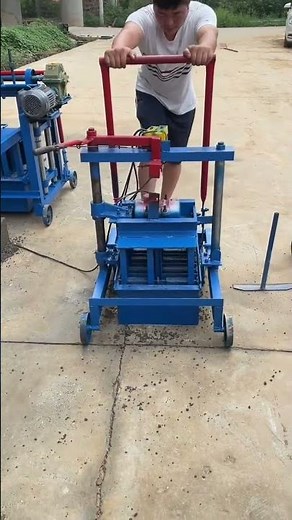 low price Mobile Egg-Laying Concrete Block Machine Small, Fast, and No Pallets Needed #blockmachine