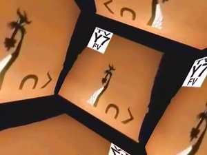 Skunk Fu intro in a spinning cube Full