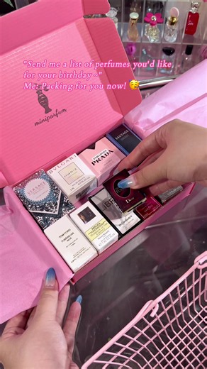 Packing Perfume Orders Carefully for You