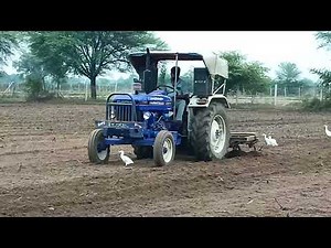 Tractor farming work vlog video