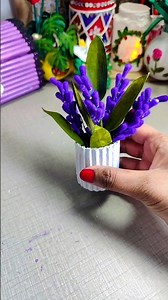 DIY ear buds flowers #shorts #viralshorts #earbudscraft #diyhomedecor #handmade