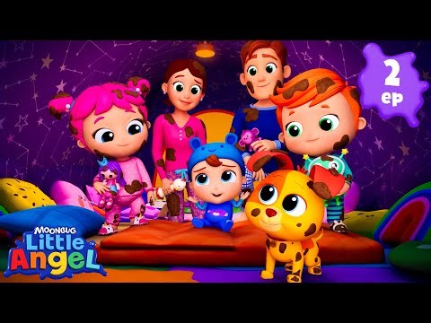 Ten in Bed ⛺😴 | Little Angels Kids Cartoons/Songs & Nursery Rhymes