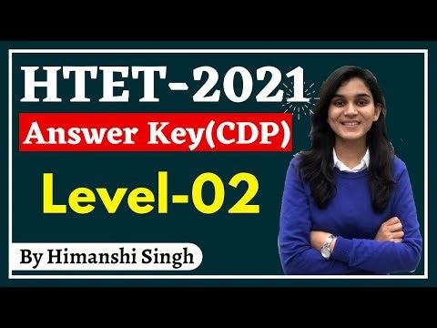HTET 2021 - CDP Answer Key🔑 by Himanshi Singh | Let's LEARN | Level-02