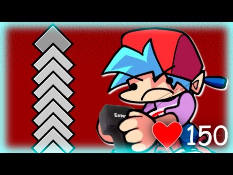 Playing FNF with a Big Enter Key (and a bambi spamtrack)