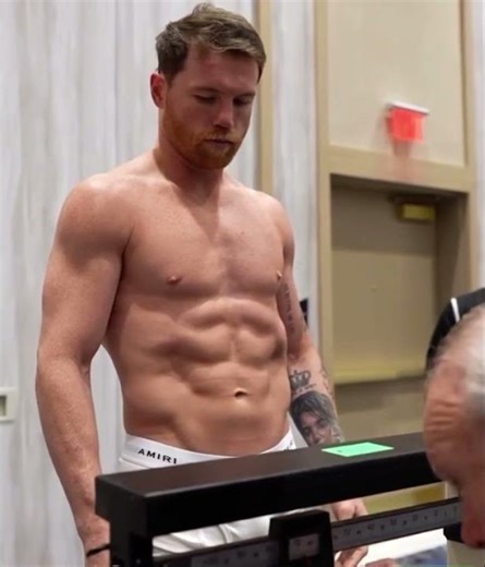 CANELO ÁLVAREZ en su pesaje #SHORTS #YOUTUBE