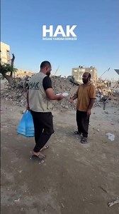 Biz de 7 Ekim'den beri Gazze'de durmadan çalışıyoruz