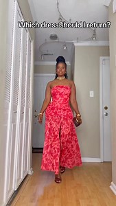 #shein which dress should I return? Use hoobe link in my bio and select SHEIN picks to shop or LTK to shop all my looks or search code: QPUV8 in the SHEIN app to shop all my fav picks including this outfit #sheingals #sheinpartner #dinnerdress #njinfluencer sheintryonhaul | Clara Afua