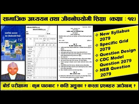 Social Studies, Class- 12, New Syllabus, New Grid, CDC Question, NEB Question-2079 (New Course-2079)