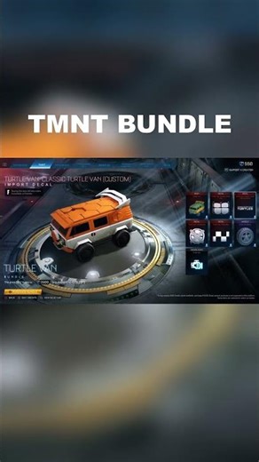 TMNT BUNDLE in Rocket League Item Shop