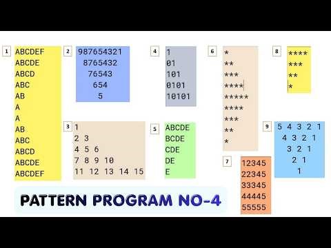 No-5 Binary Pattern Program | Binary Number Pattern Program