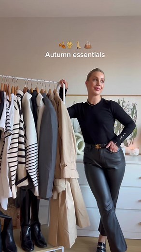 Your autumn capsule wardrobe 🍂👢🧥👜 #autumnessentials #autumnwardrobe #autumnfashion #falloutfits