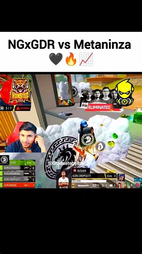 NGxGDR vs Metaninza🖤🔥📈#freefire #ffesports #ffmic #tgesports #metaninza #ngpros #iqootg #totalgaming