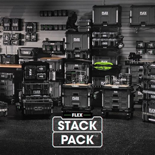 FLEX North America Inc. on Instagram: "The expanded lineup of FLEX STACK PACK™ is ready to roll from the shop, in transit and on the jobsite."
