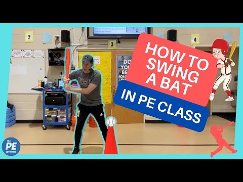 How to Swing a Bat | PE Lesson Intro to Batting Cues |