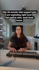 USA 🇺🇸 remote chat jobs just opened! #jobsearch #customersupport #jobalert #job #remotework