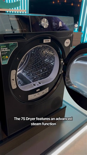 Ready to go full steam ahead? 🙌 Keep your clothes fresh, smooth, and mornings easy with your 7S dryer's steam technology! Elevate your laundry day in no time by clicking the link in bio 🔗 | Hisense
