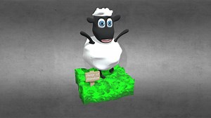 Sheep model 3D ready printer 3D - 3D model by afdhald5