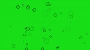 Download bubbles on green background for free