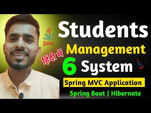 Student Management System | Spring MVC | Spring Boot | Full Stack Project #6