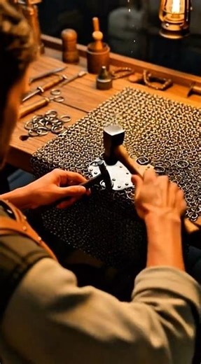 30,000 Rings by Hand: The Brutal Life of a Medieval Chainmail Armor Maker #documentary #history