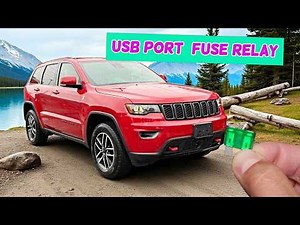 Jeep Grand Cherokee USB Port USB Charger Fuse Relay Location Replacement 2011 - 2022