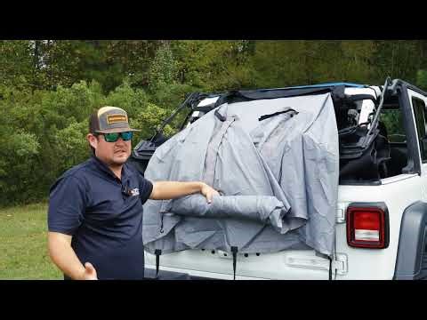 Trail Gear Oasis The Ultimate 2in1 Rain Cover & Shade for Your Jeep Wrangler 4Door Setup /Use Guide