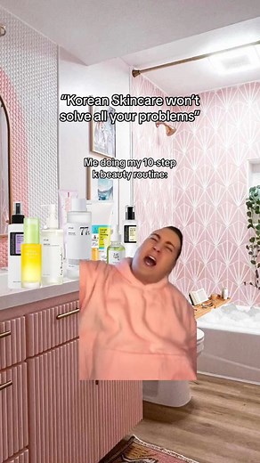 "Korean skincare won’t solve all your problems." Me: Using 10 serums, 2 essences, and the will to survive. If glowing can’t fix it, I don’t wanna know what will. #skincarehumor #kbeautyroutine #funnybeauty #glassskingoals #glowlikecrazy #skincarememe #selfcarelaughs #multisteproutine #serumaddict | Formidabless Cosmetics