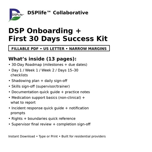 DSP Onboarding Kit | First 30 Days Success System (fillable PDF Forms, 13 Pages) - Etsy UK