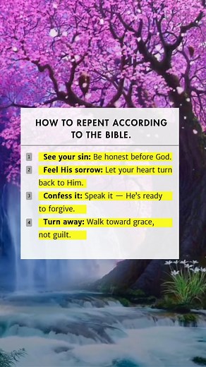 HOW TO REPENT ACCORDING TO THE BIBLE. Follow us! — Let’s grow deeper in faith and walk with Jesus together. 💾 Save this post as a gentle reminder of God’s truth. 📩 Share it with someone who needs encouragement today. We create handmade Christian canvas wall art to fill your home with faith, peace, and purpose. #jesussaves #GodIsLove #FaithOverFear #JesusPaidItAll #JesusLovesYou #GodIsGood #TrustInGod #ChristianLife #InspirationDaily #ViralPost #TrendingNow #godlovesyou #followme #followforfoll