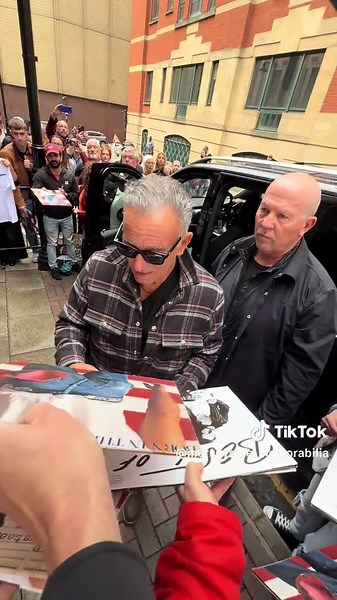 Bruce Springsteen Signs Autographs in Manchester